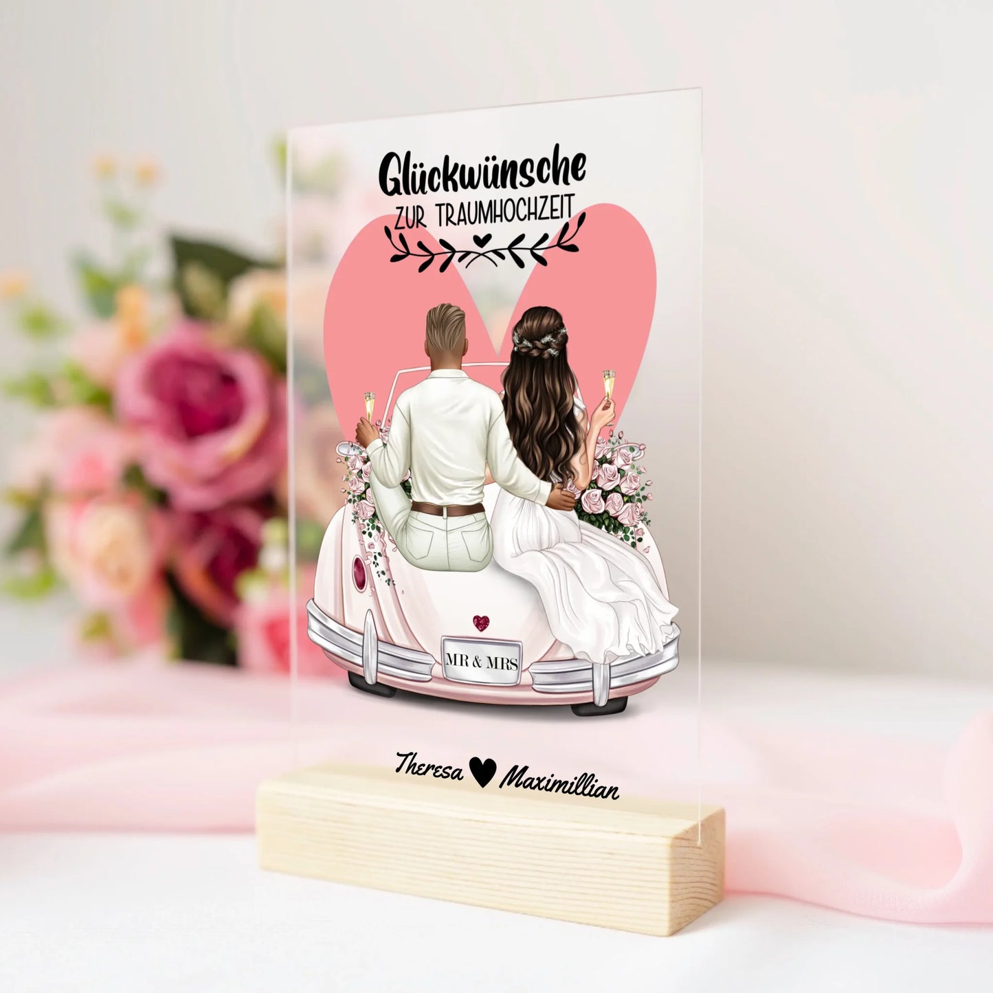 Mockup acrylglasplatte