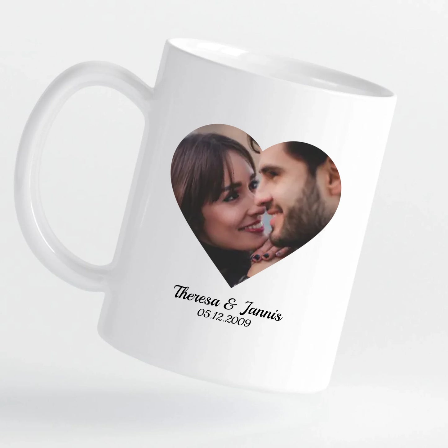 Tasse - Scheiß auf Valentinstag mit Foto-Upload - personalisierbar