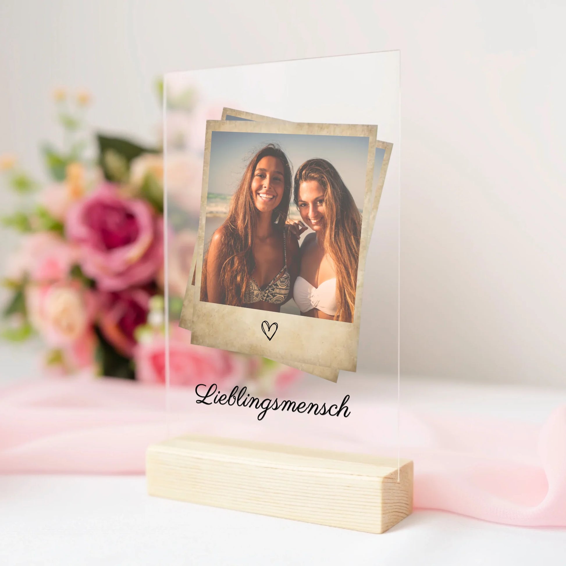 Mockup acrylglasplatte