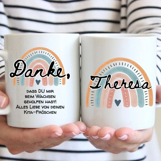 Tasse - Abschiedsgeschenk für Kita und Erzieherin  - personalisierbar