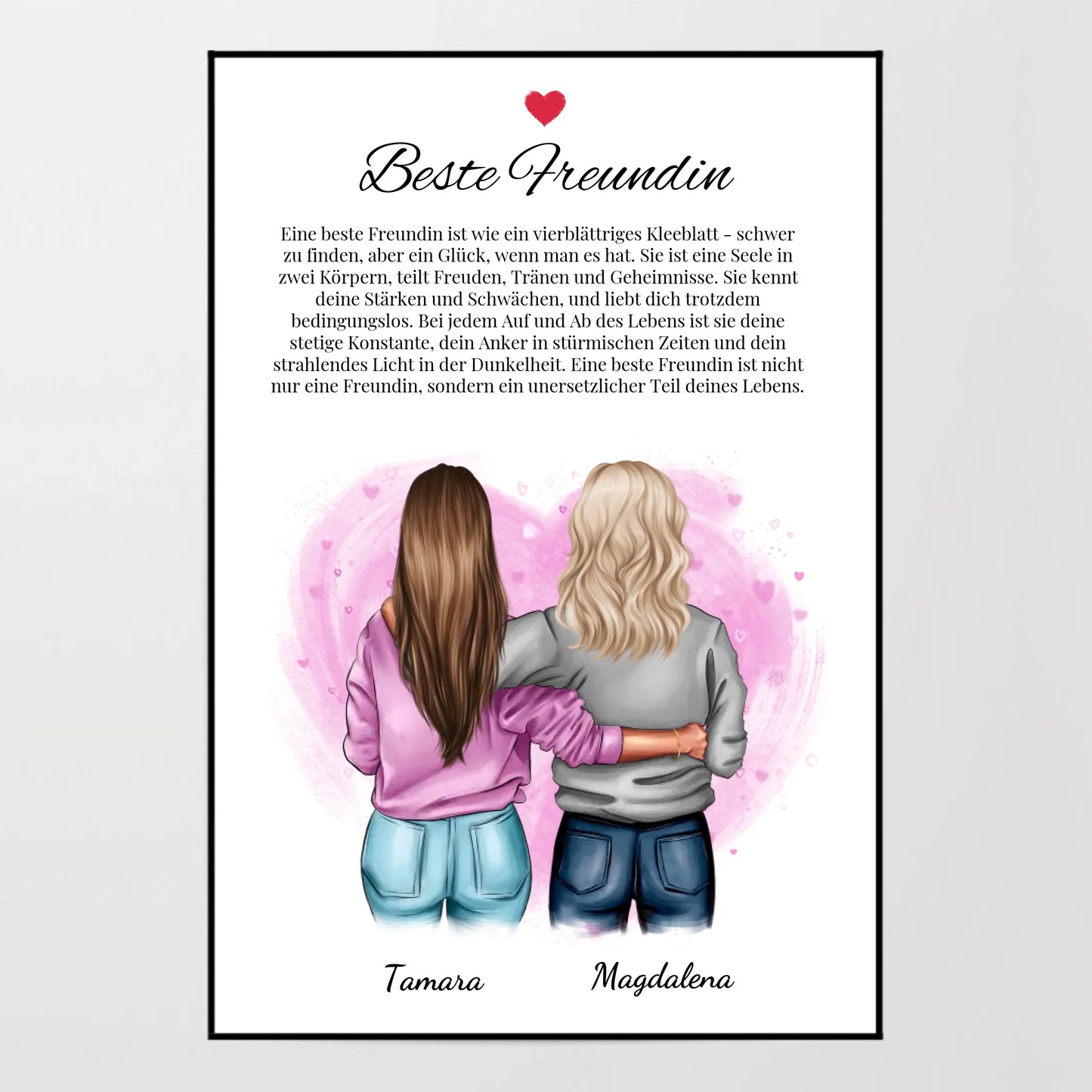 Poster - Besties Definition - personalisierbar