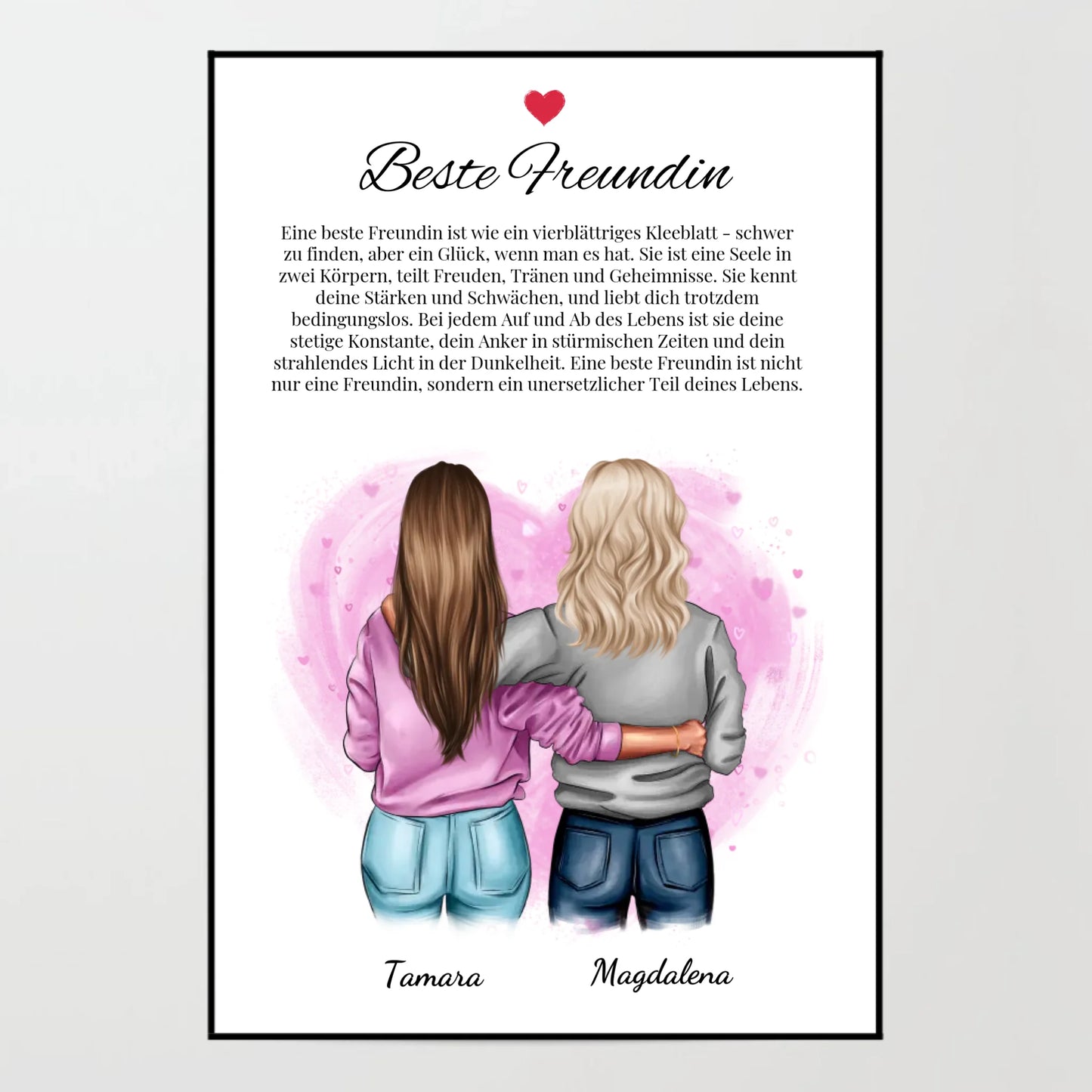 Poster - Besties Definition - personalisierbar
