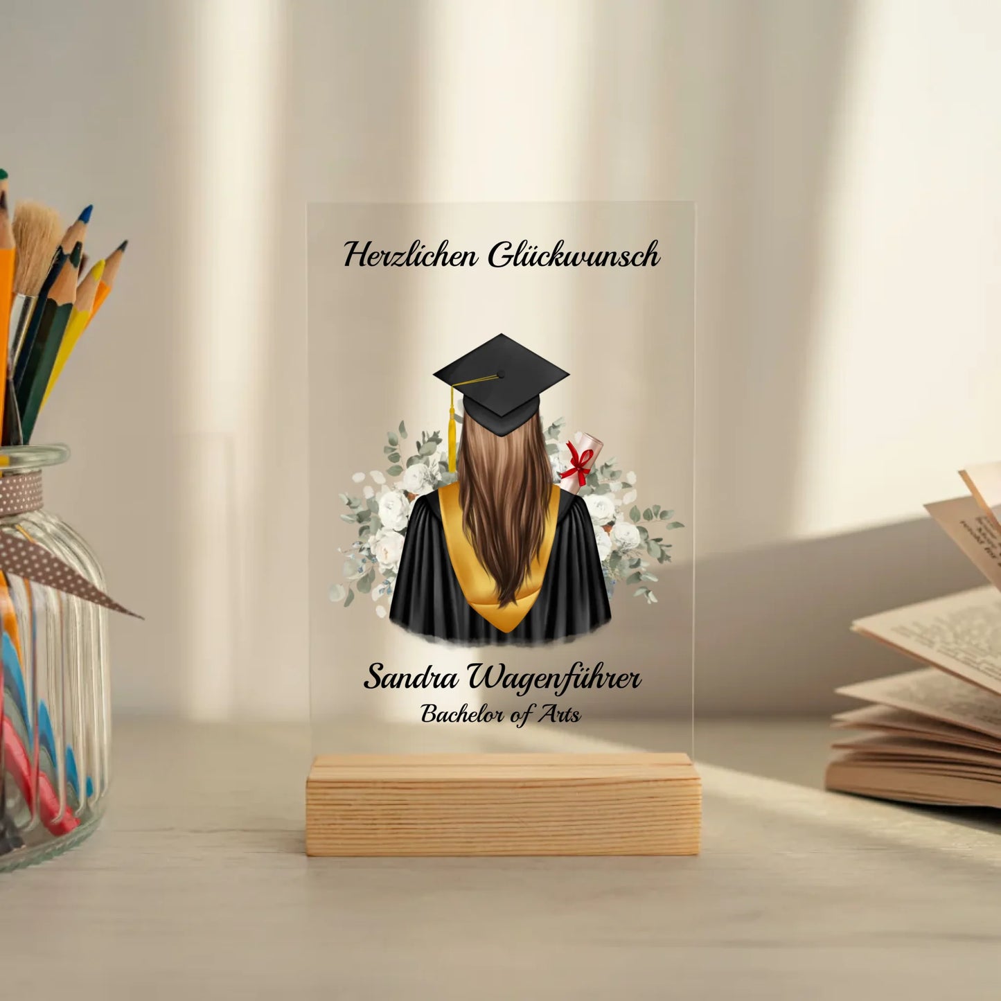 Mockup acrylglasplatte