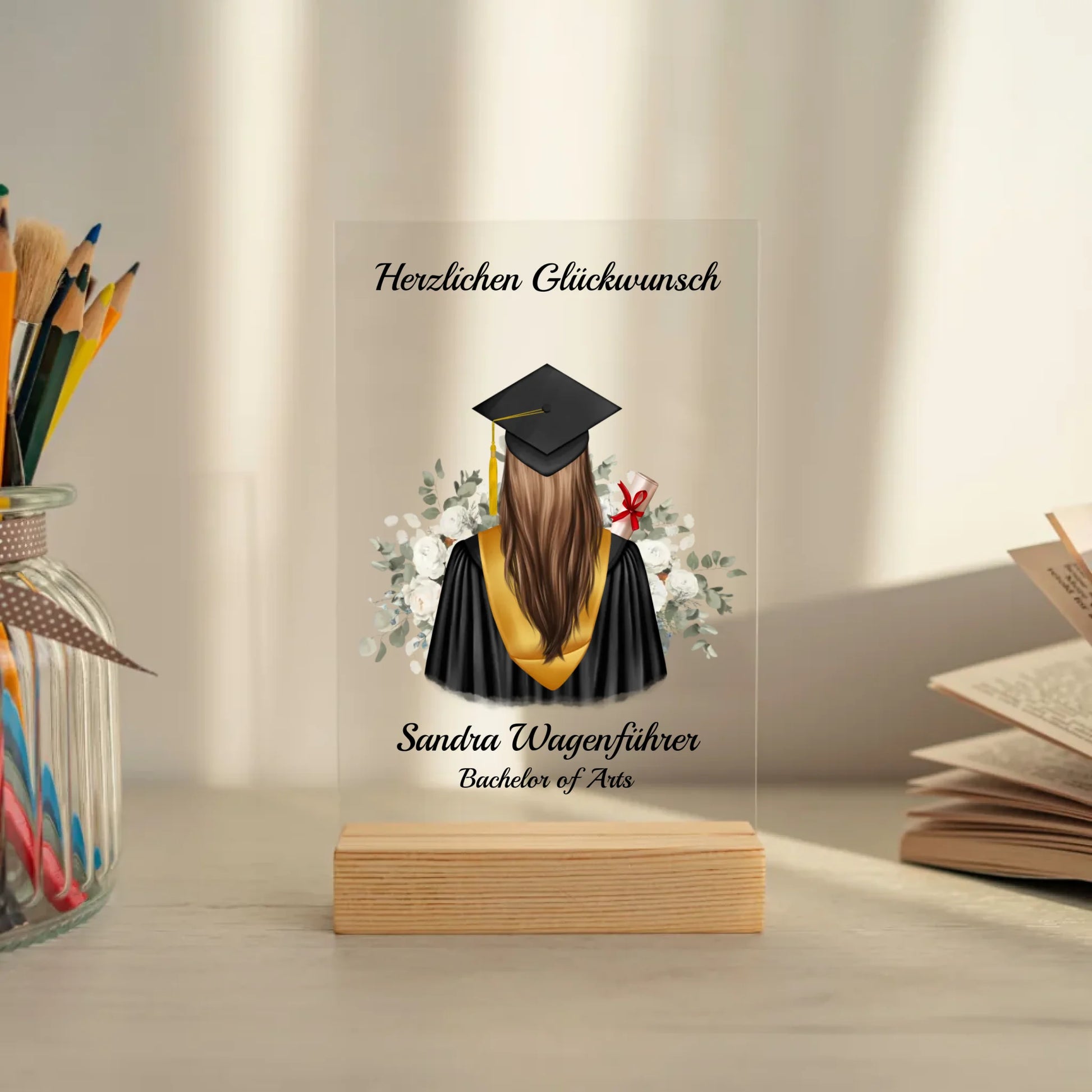 Mockup acrylglasplatte