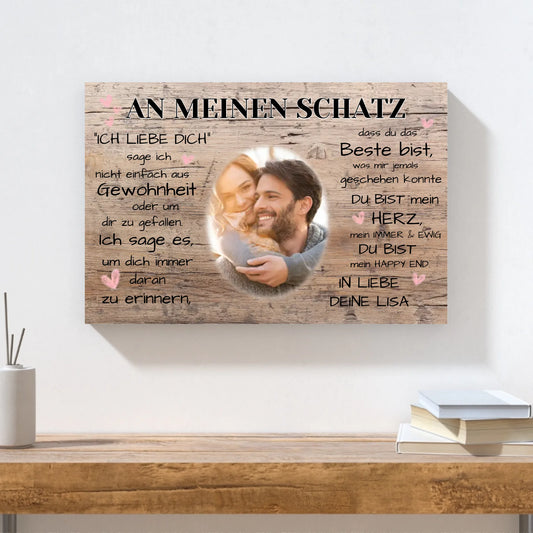 Kunstdruck - an meinen Mann - personalisierbar