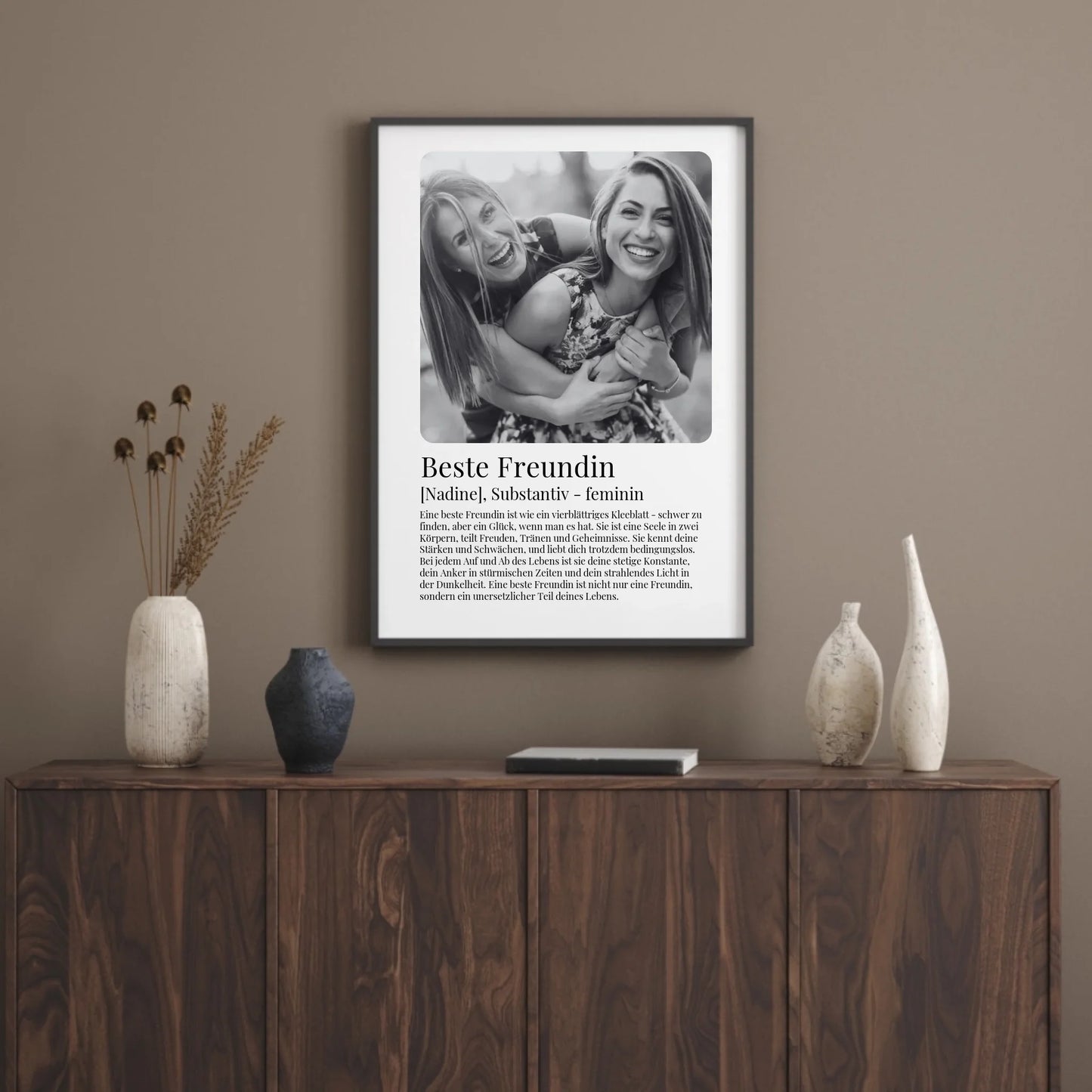 Poster - Beste Freundin Definition Vol. 3 - personalisierbar