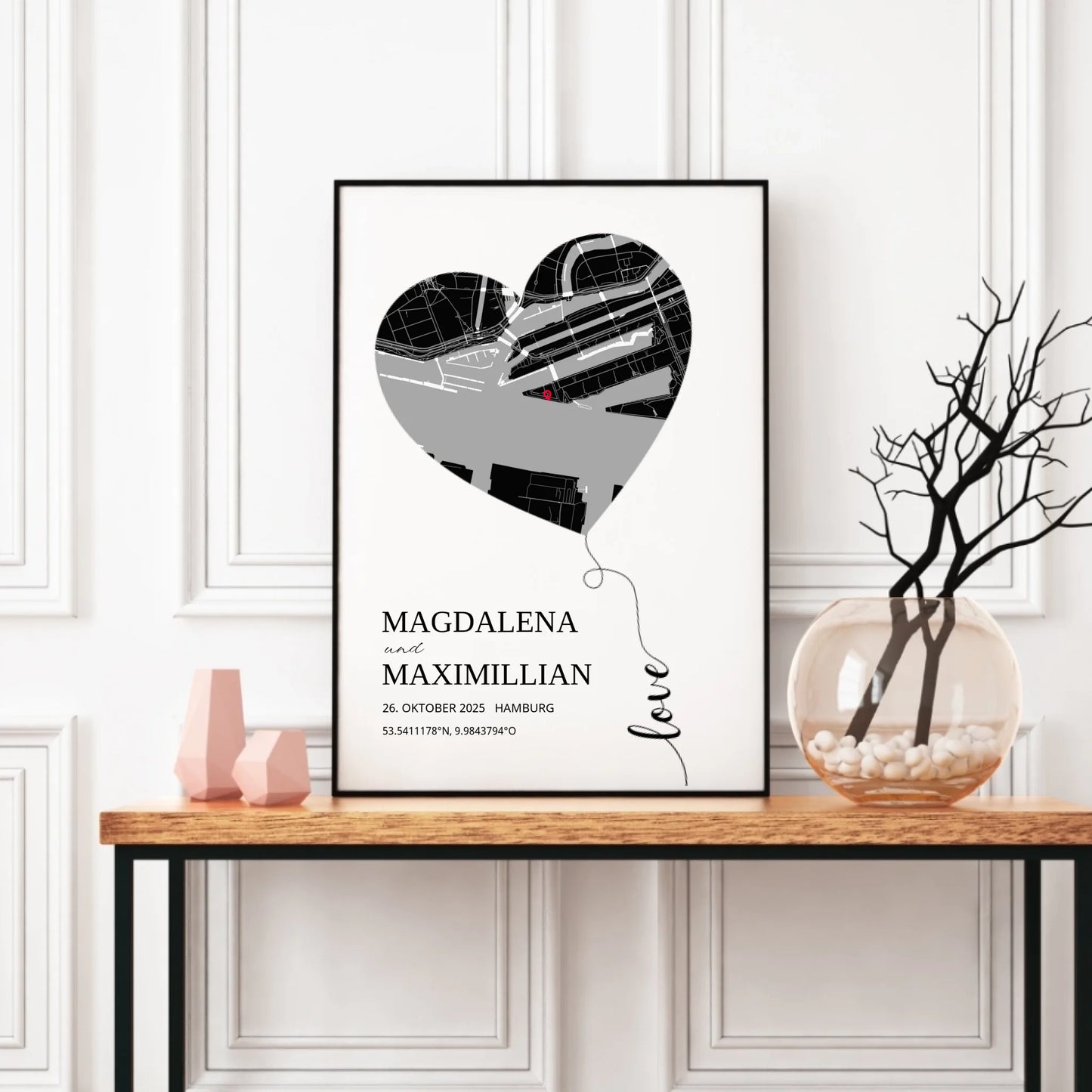 Poster - Wo alles begann - Luftballon Vol. 2 - personalisierbar