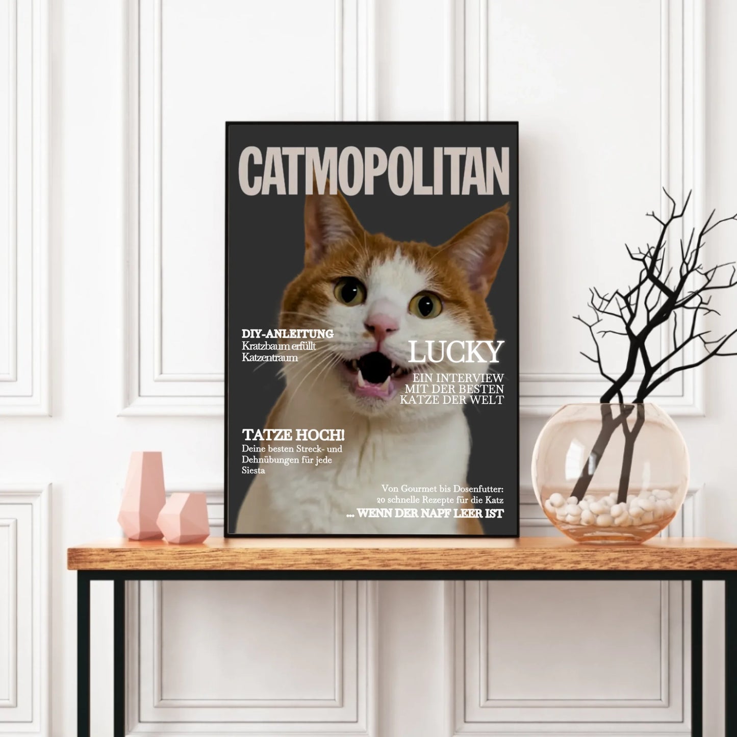 Kunstdruck -  CATMOPOLITAN - personalisierbar
