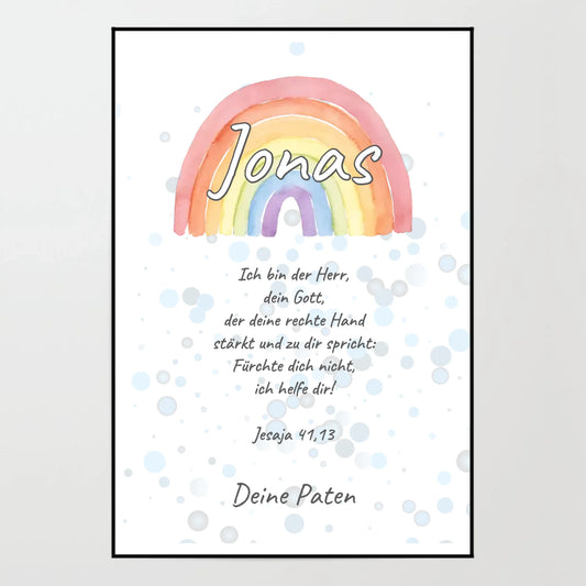 Poster - Patenbrief - personalisierbar