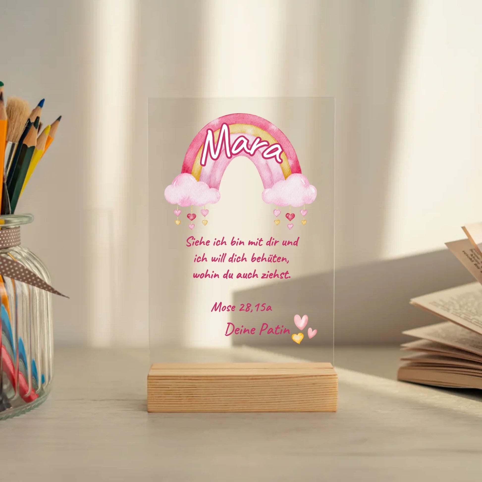 Mockup acrylglasplatte