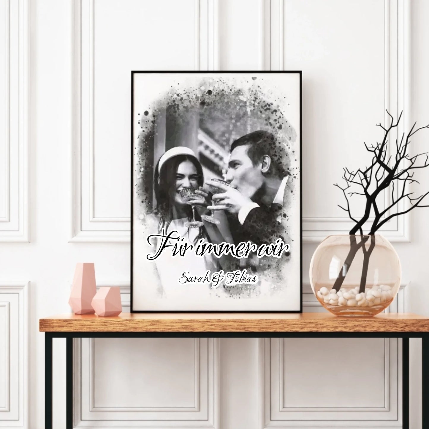 Wandbild - Dein Foto als Aquarell - personalisierbar