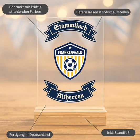 Mockup acrylglasplatte