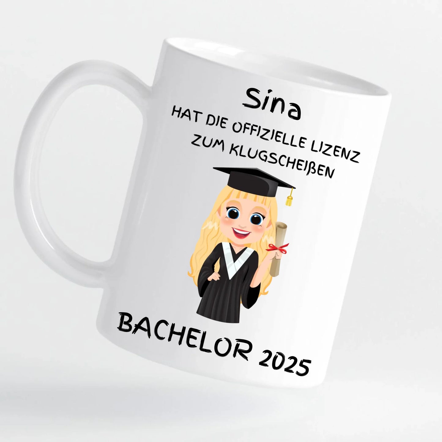 Tasse - Abschluss geschafft - personalisierbar