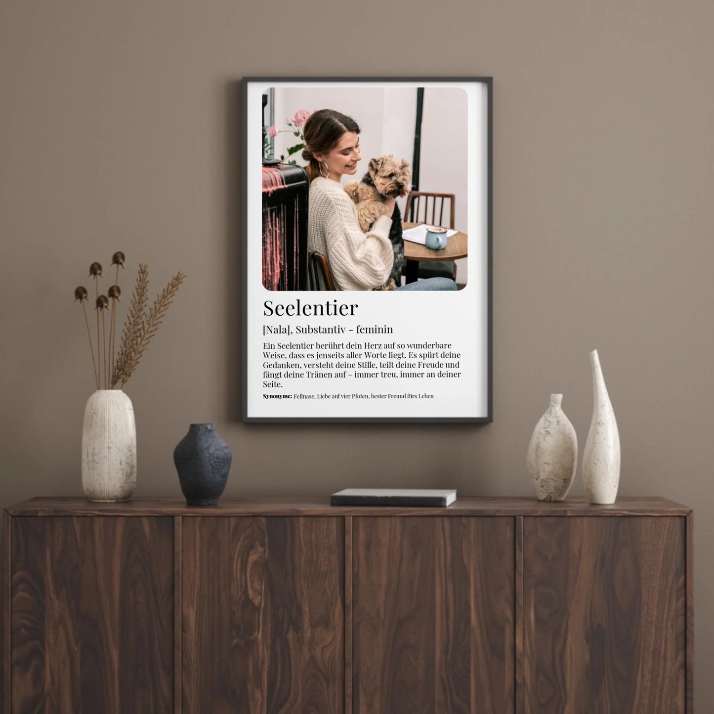 Poster -  Seelentier Definition - personalisierbar