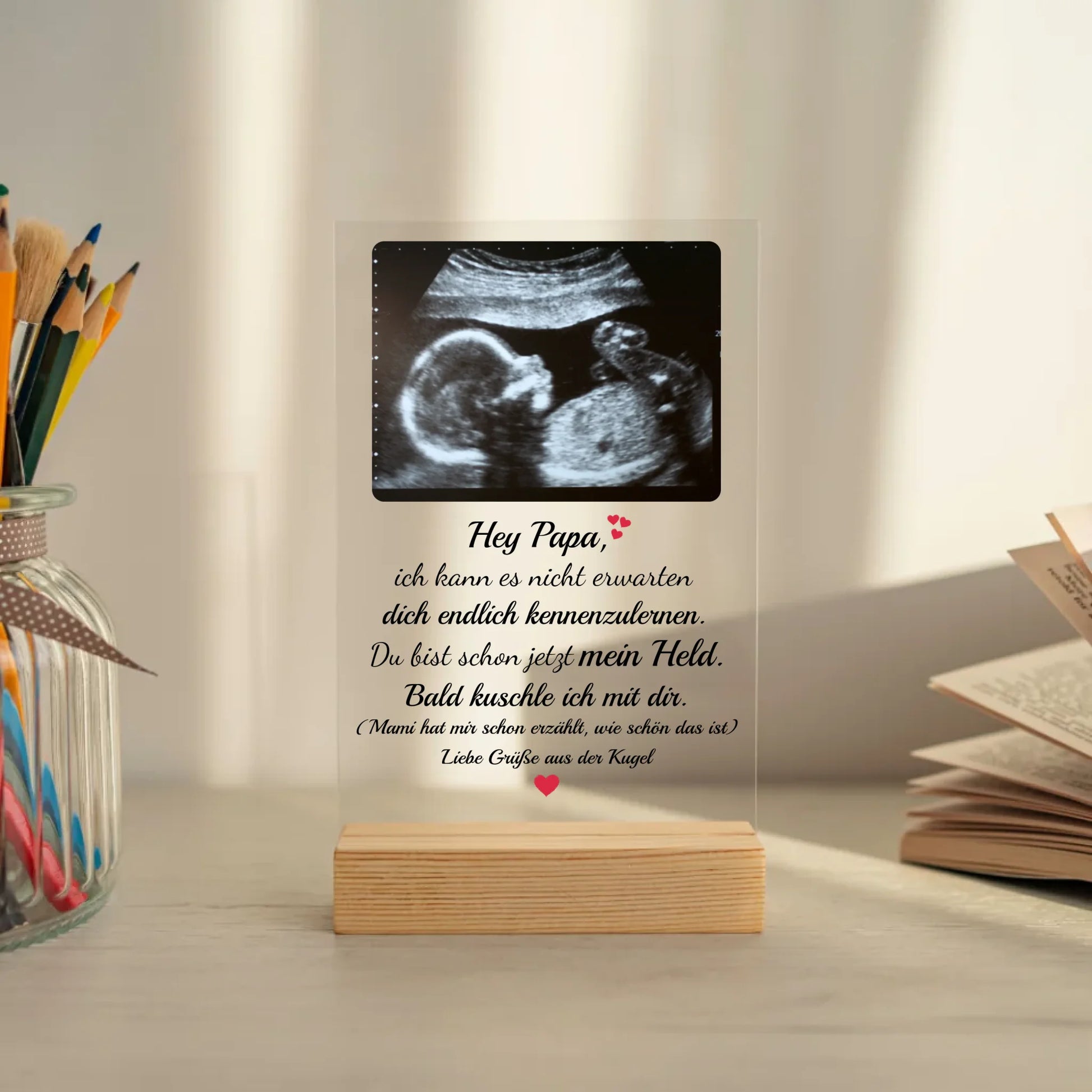 Mockup acrylglasplatte