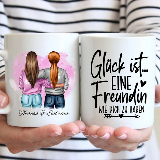 Tasse - Besties, Beste Freundinnen - personalisierbar