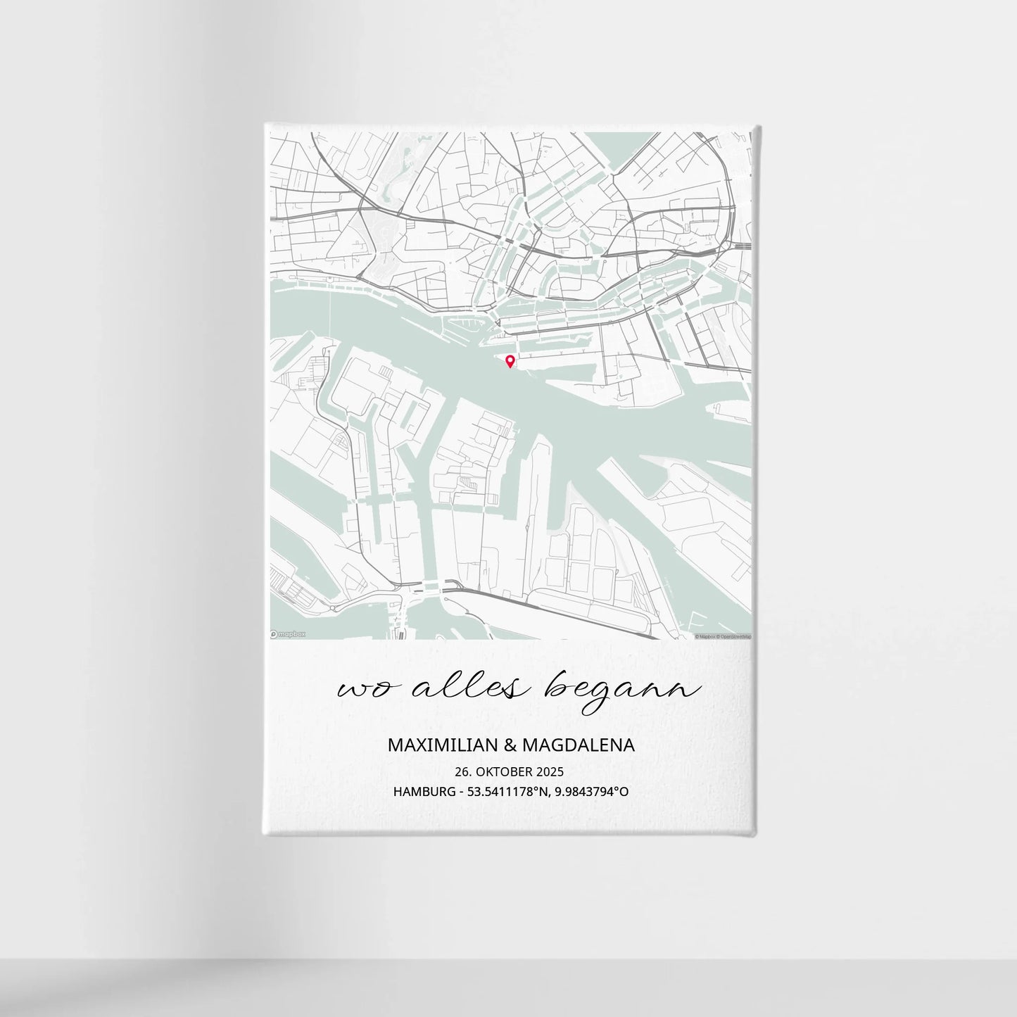 Wandbild - Wo alles begann Vol 3. - personalisierbar