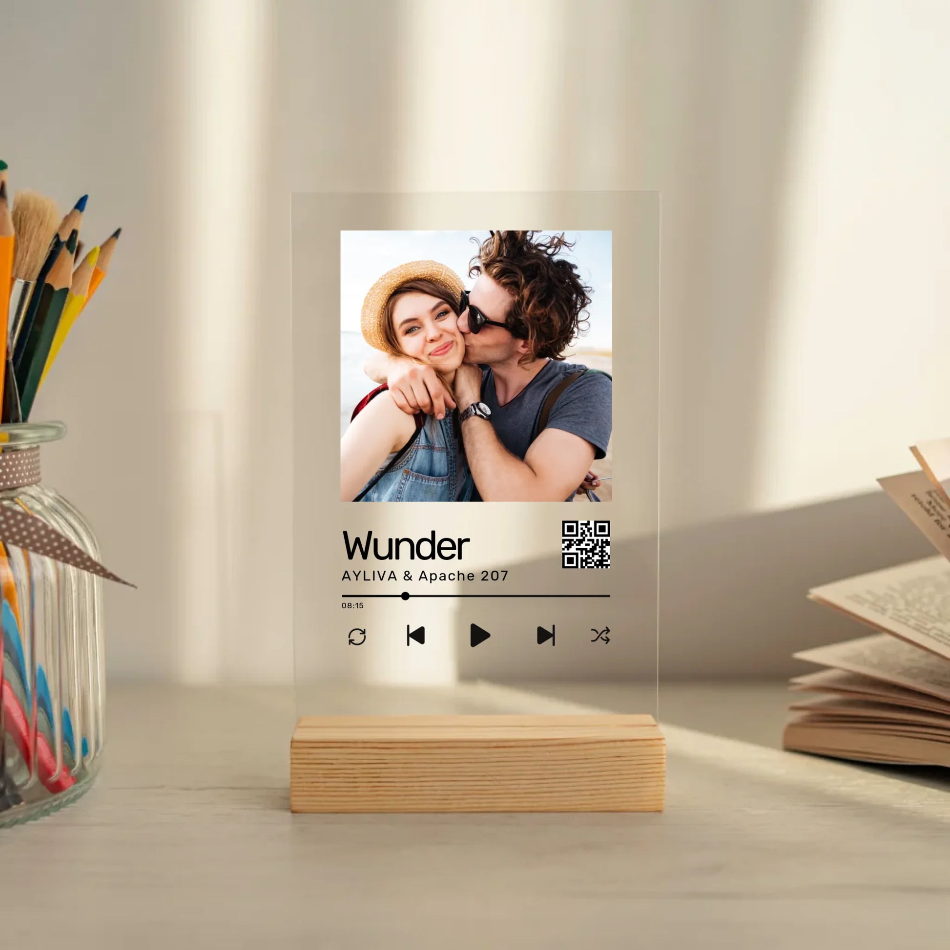 Mockup acrylglasplatte