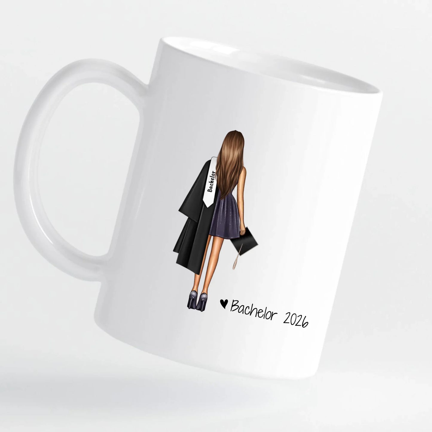Tasse zum Abschluss Abitur, Bachelor, Master - personalisierbar