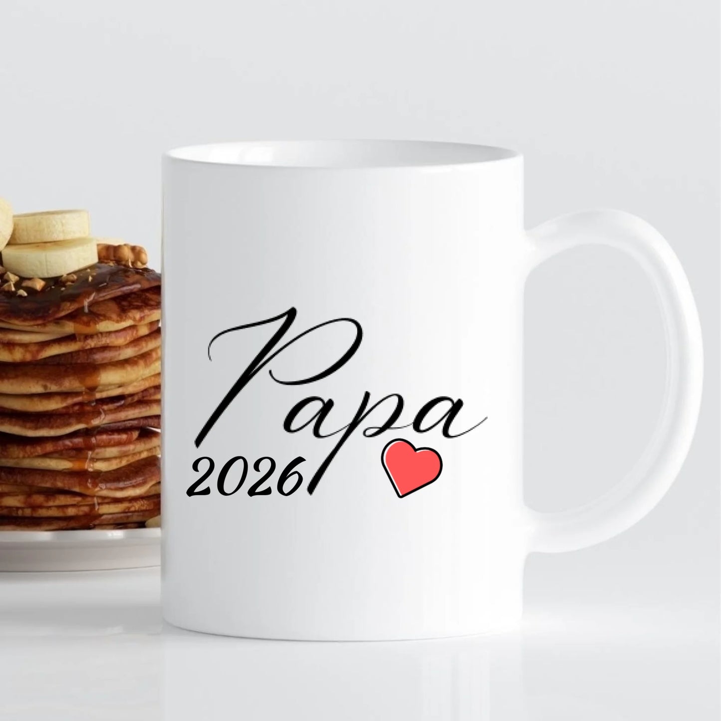 Tasse - Hey Papa, Grüße aus der Kugel – personalisierbar