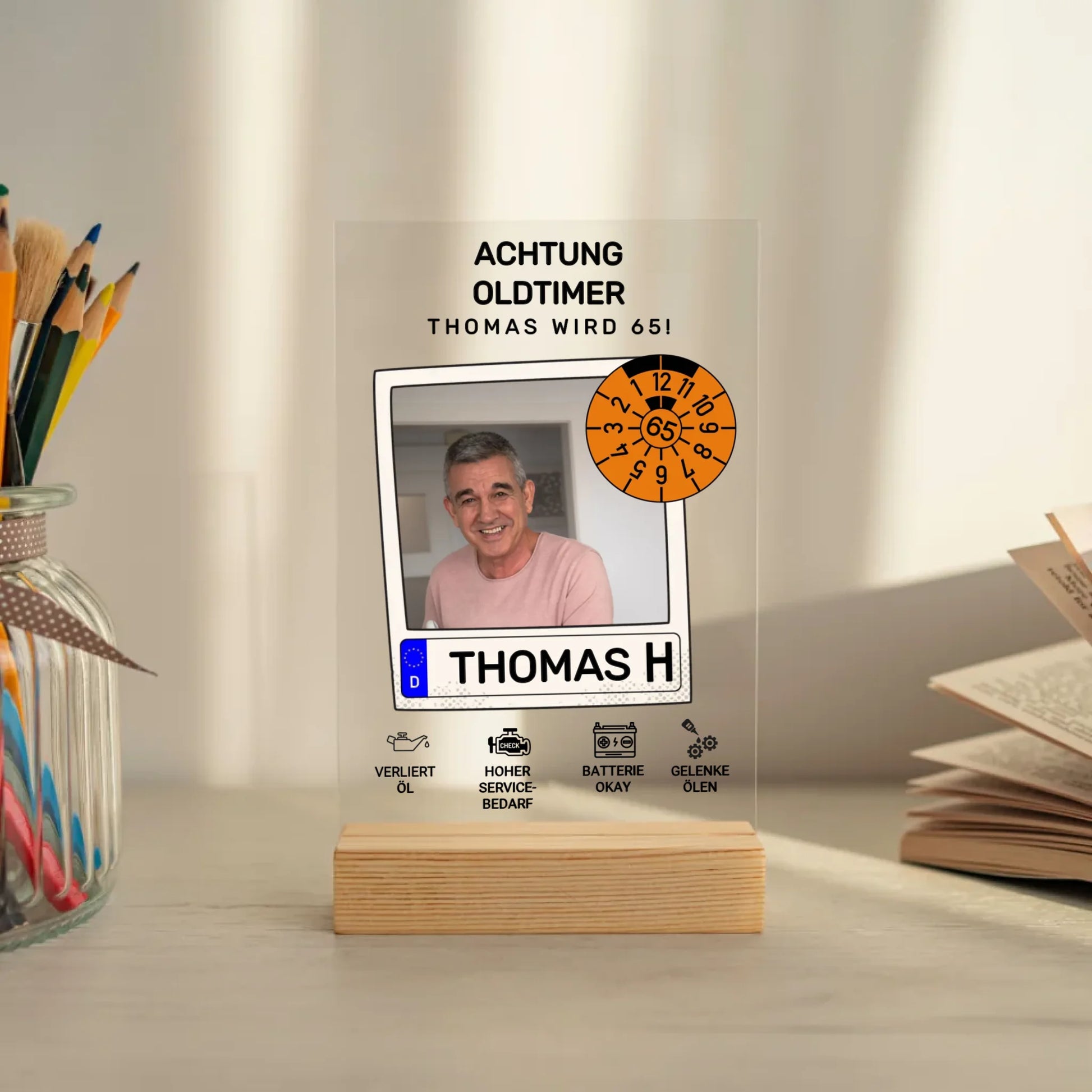 Mockup acrylglasplatte