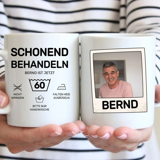 Tasse - bitte schonend Behandeln - personalisierbar