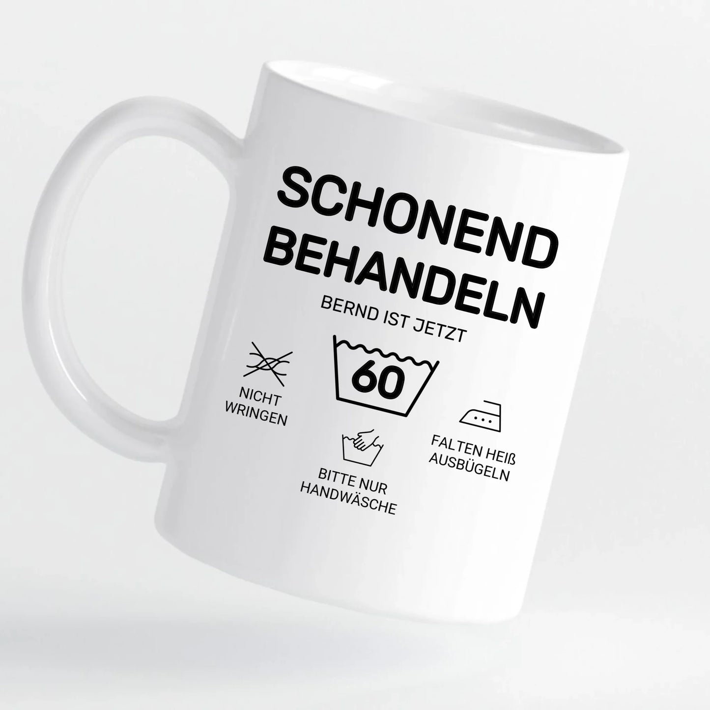 Tasse - bitte schonend Behandeln - personalisierbar