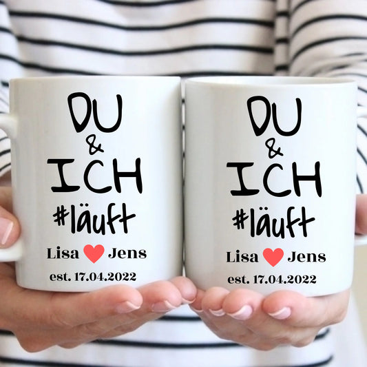Tasse - DU & ICH - personalisierbar