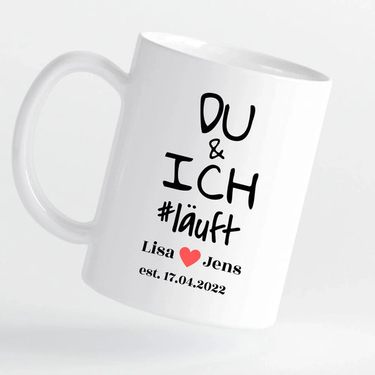 Tasse - DU & ICH - personalisierbar