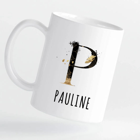 Tasse - Berufe mit Herz, Art Deco - personalisierbar