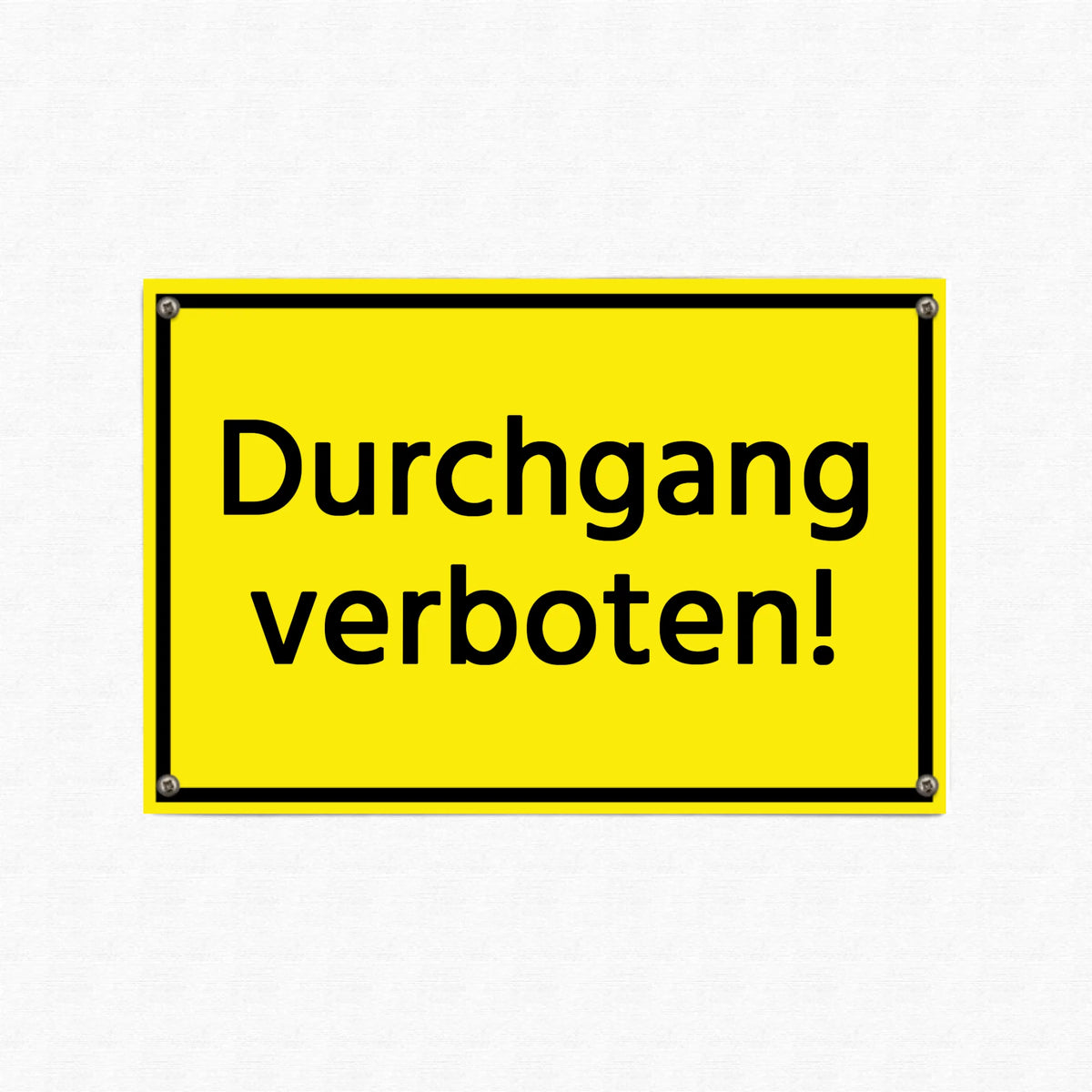 Schild - Dein Wunschtext als Verbotsschild - personalisierbar