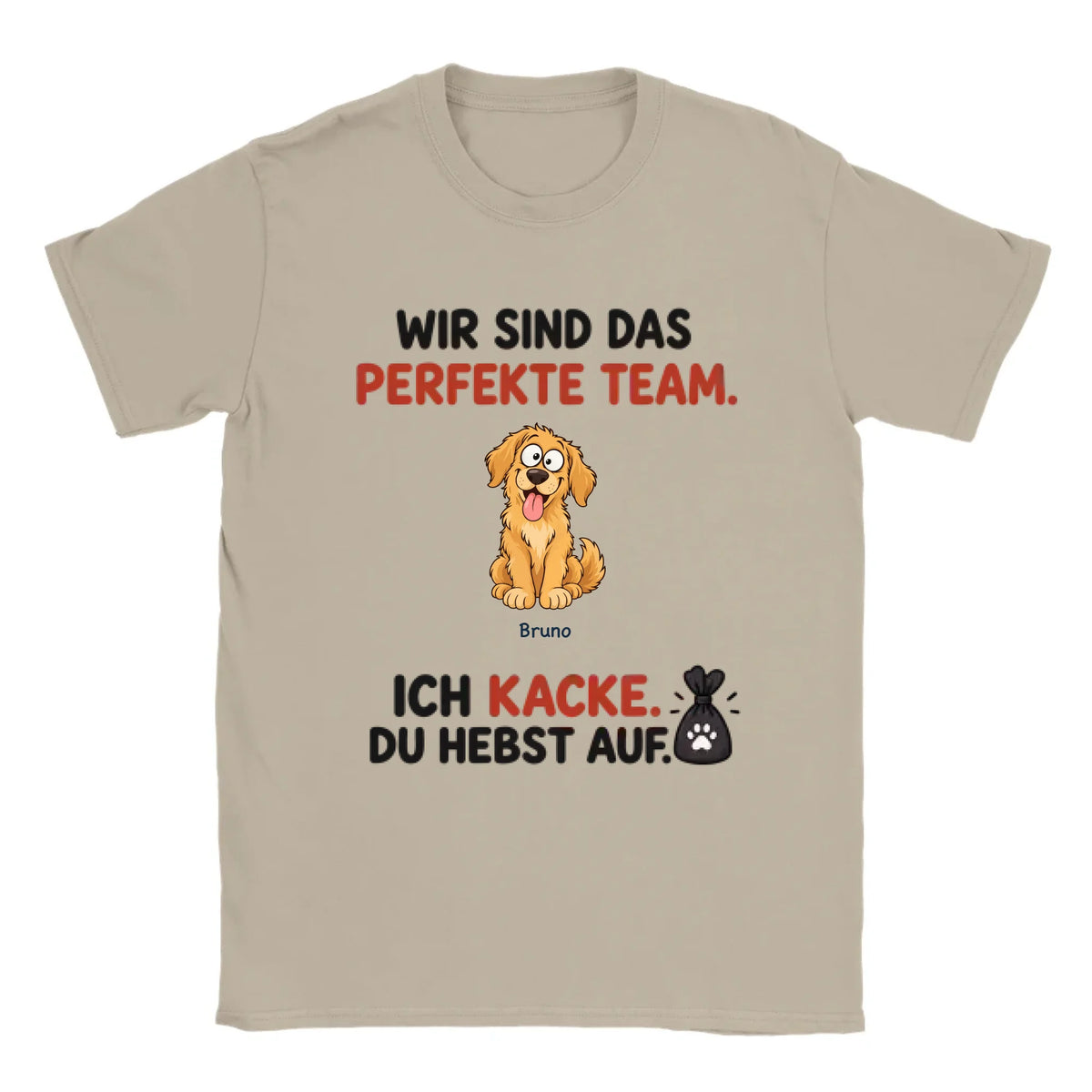 Tierisch guter Alltag – Beige – Vorderansicht