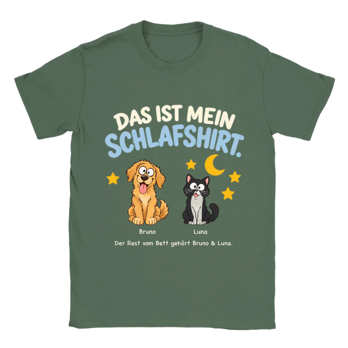 Tierisch guter Alltag – Olivgrün – Vorderansicht