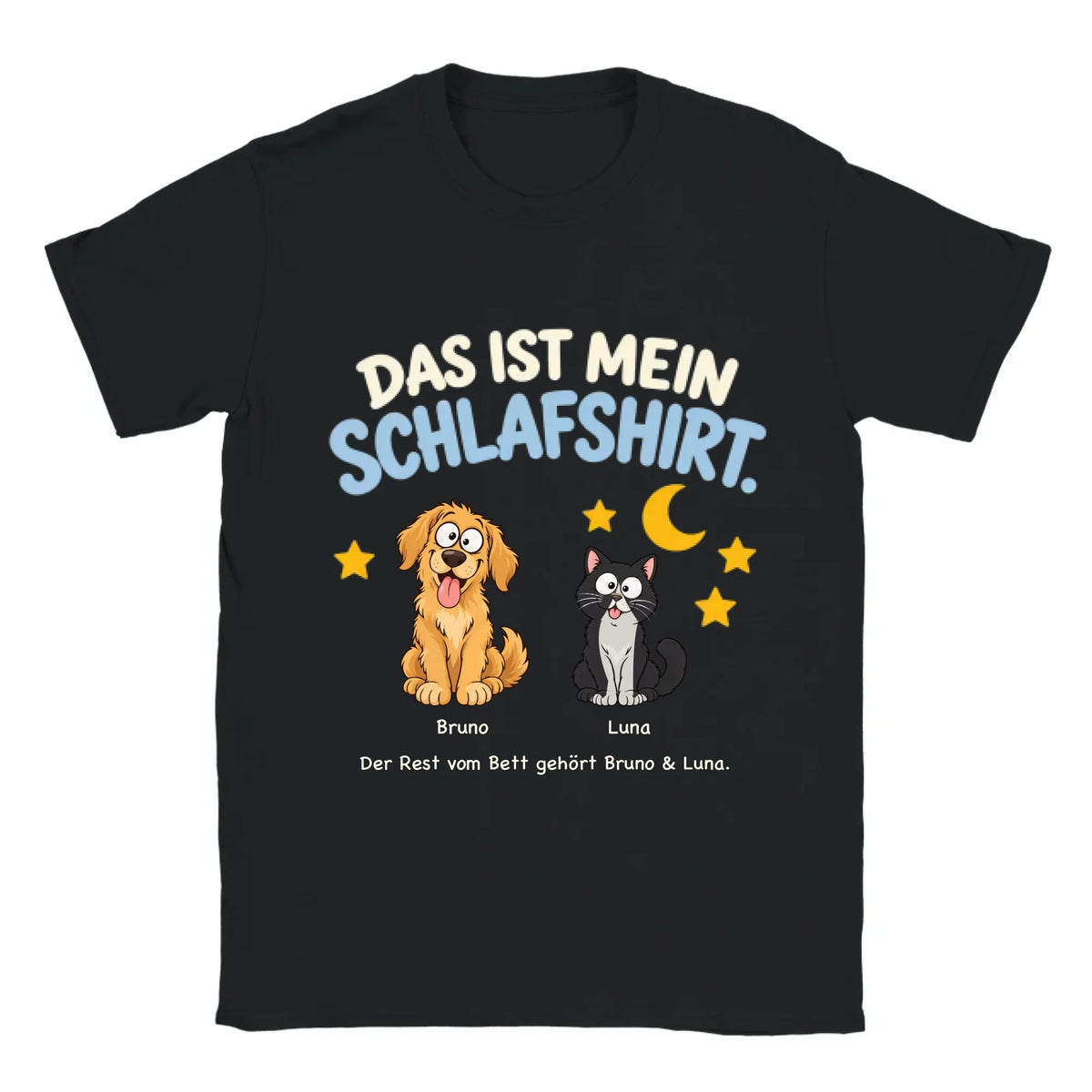 Tierisch guter Alltag – Schwarz – Vorderansicht