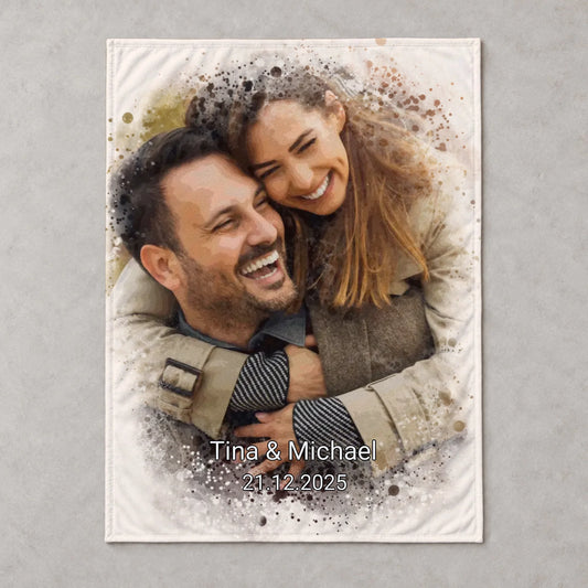 Fleece – 200x150 – flach, personalisierbar