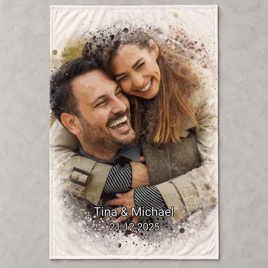 Fleece – 150x100 – flach, personalisierbar