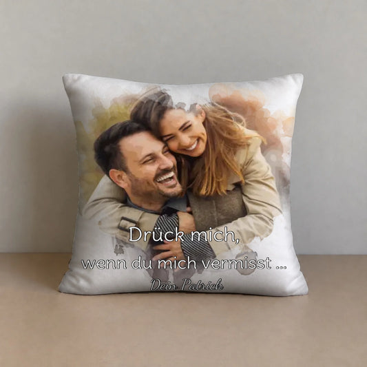 Baumwollkissen 40x40 cm – Studio mit feiner Stoffstruktur