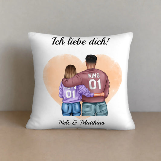 Baumwollkissen 60x60 cm – Studio mit feiner Stoffstruktur