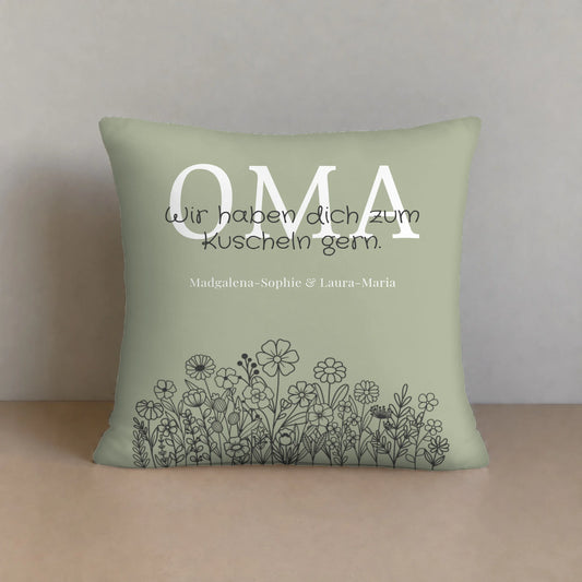Baumwollkissen 60x60 cm – Studio mit feiner Stoffstruktur