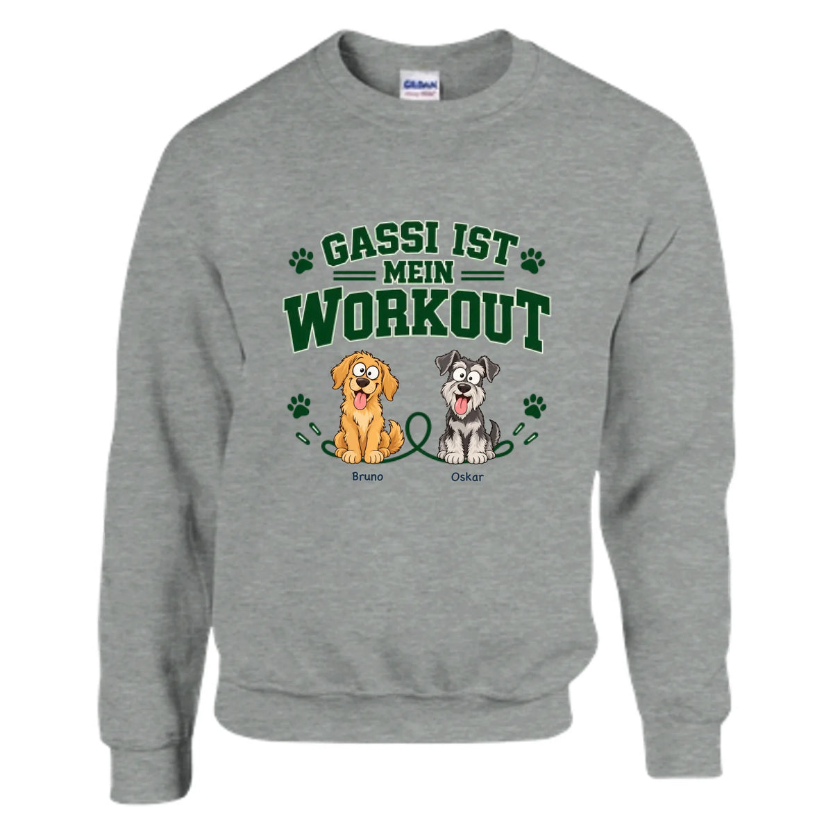 Gassi ist mein Workout – Pullover – ash-studio