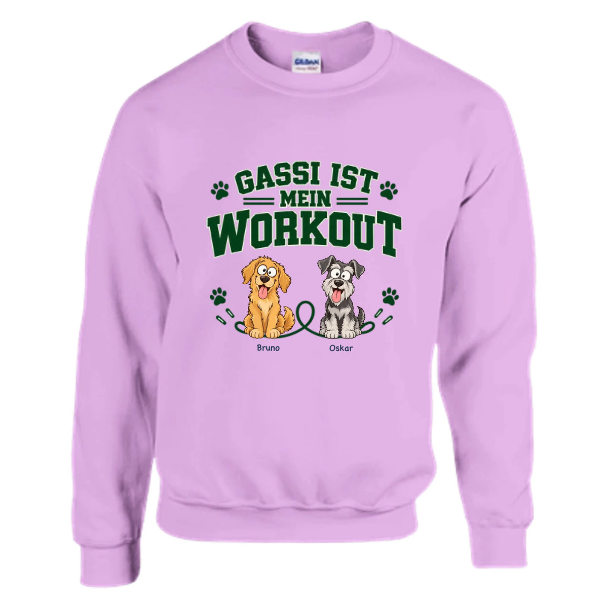 Gassi ist mein Workout – Pullover – light-pink-studio