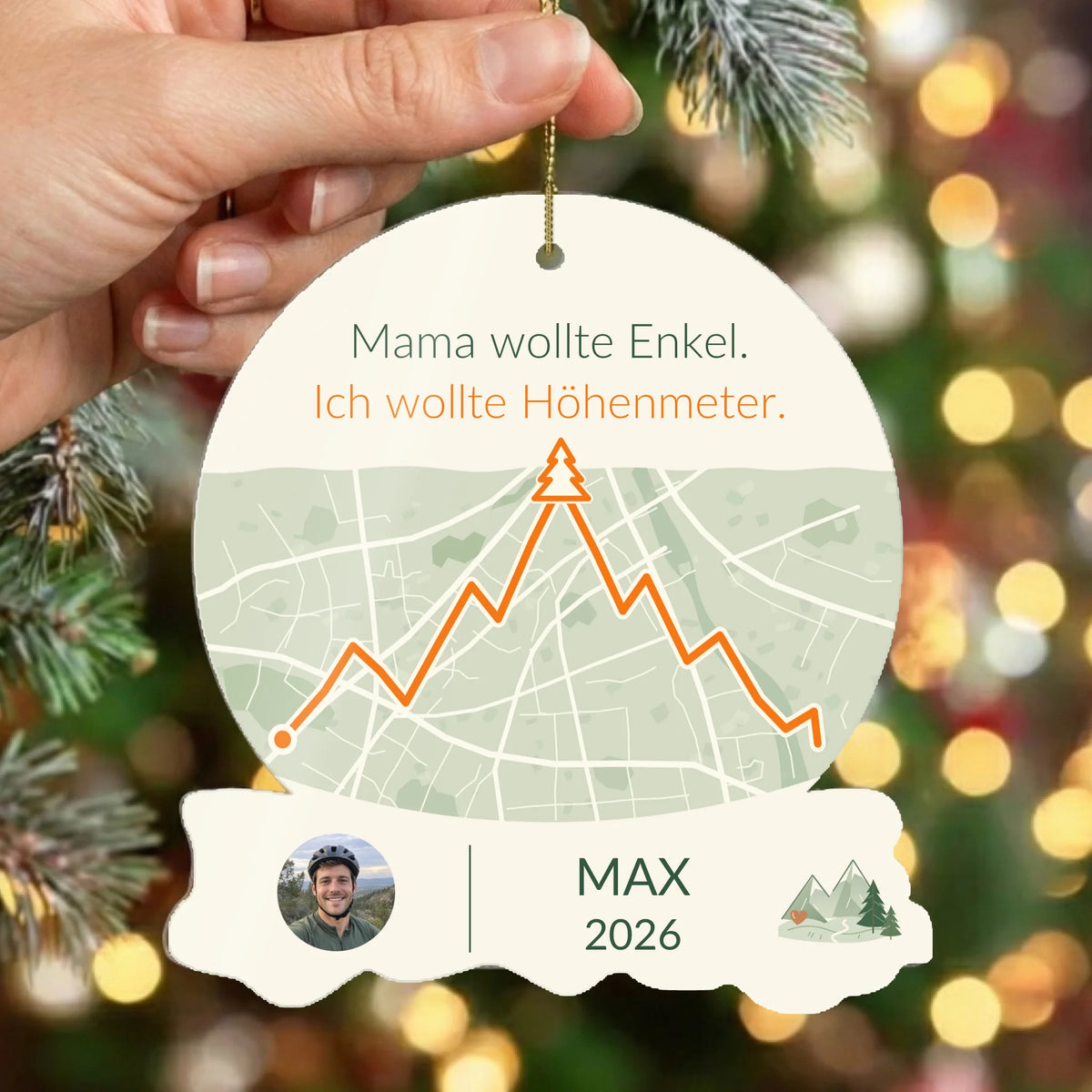 Mama wollte Enkel. Ich wollte Höhenmeter. – am Weihnachtsbaum