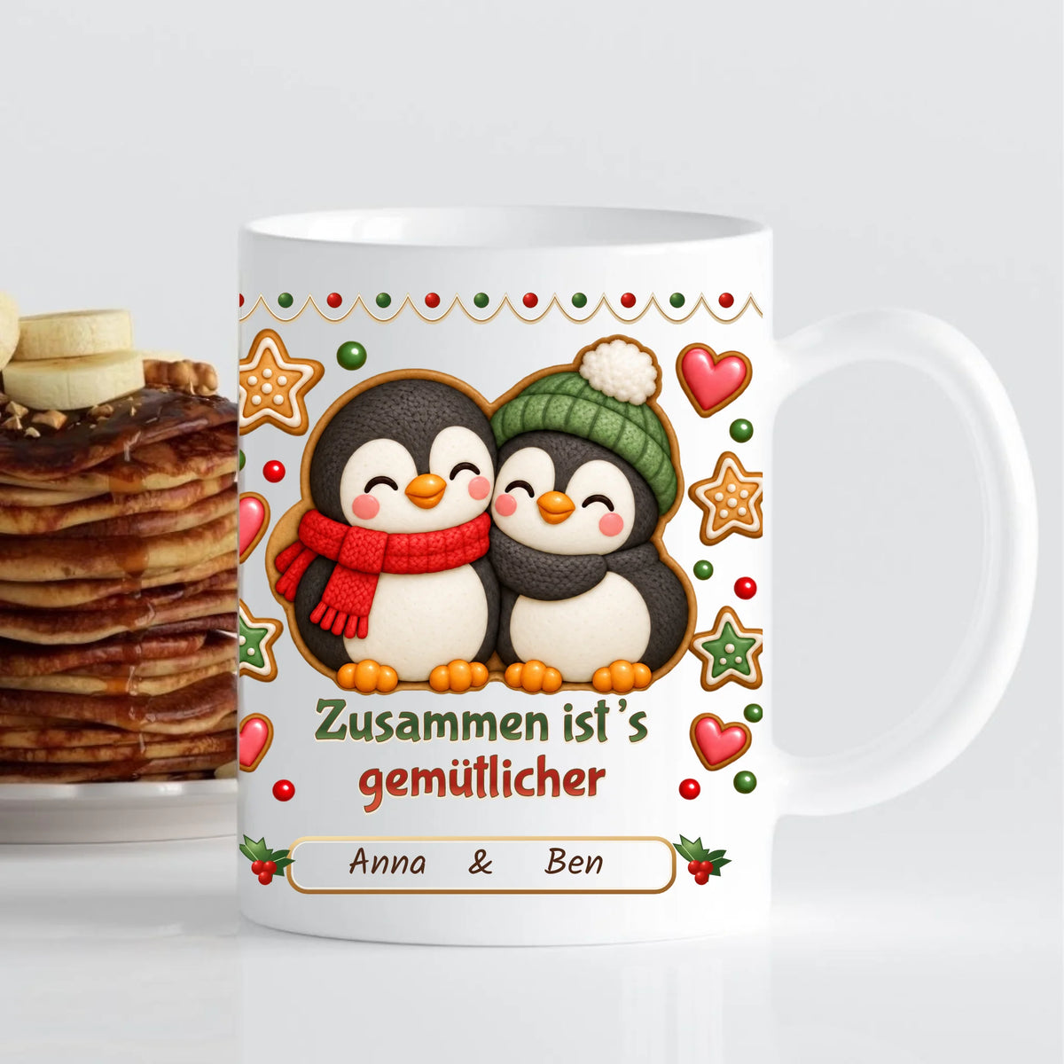 Tasse - Zusammen ist’s gemütlicher - personalisierbar