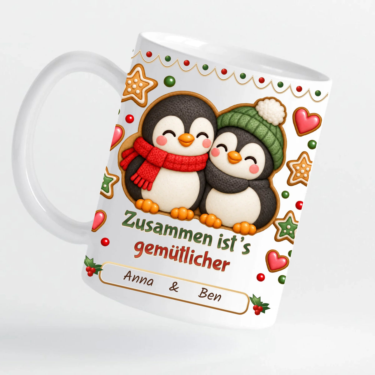 Tasse - Zusammen ist’s gemütlicher - personalisierbar