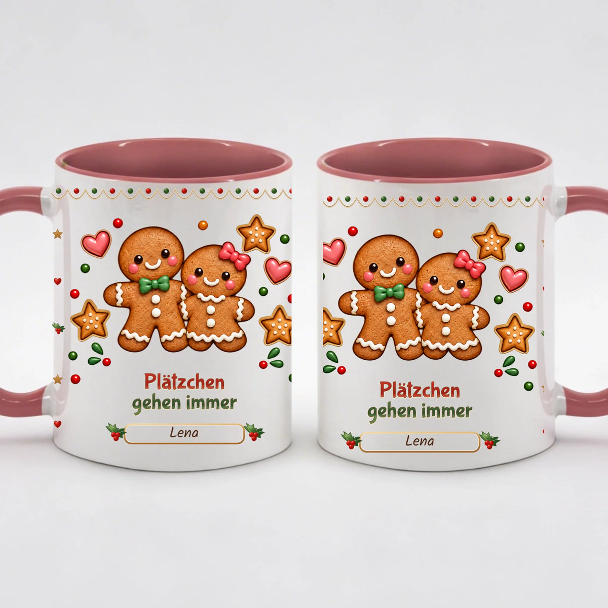 Tasse - Plätzchen gehen immer - personalisierbar