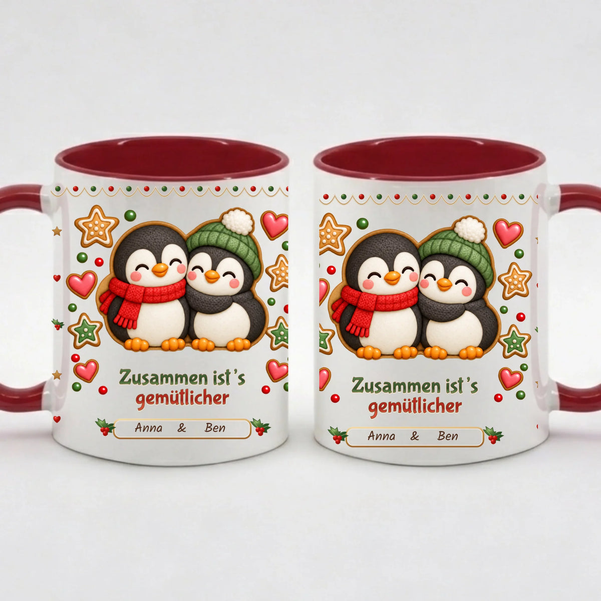 Tasse - Zusammen ist’s gemütlicher - personalisierbar