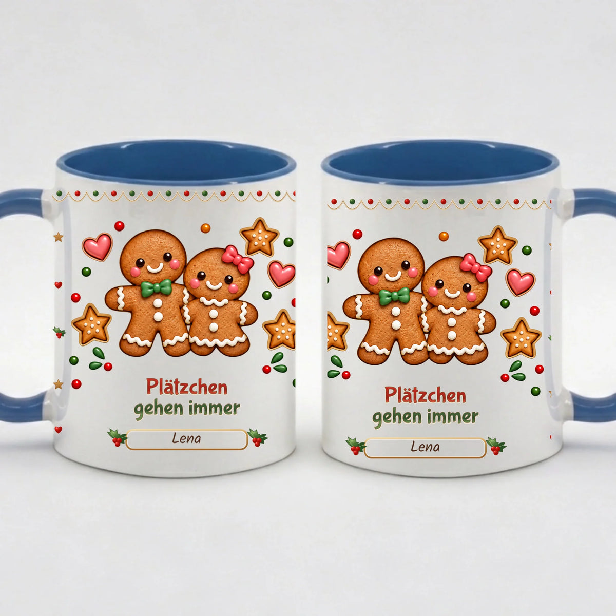 Tasse - Plätzchen gehen immer - personalisierbar