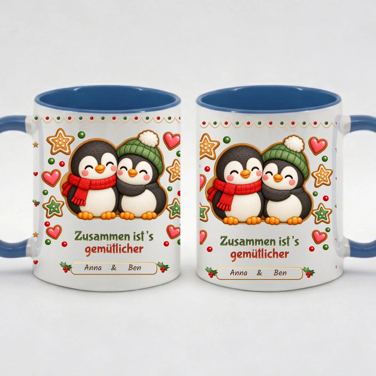Tasse - Zusammen ist’s gemütlicher - personalisierbar