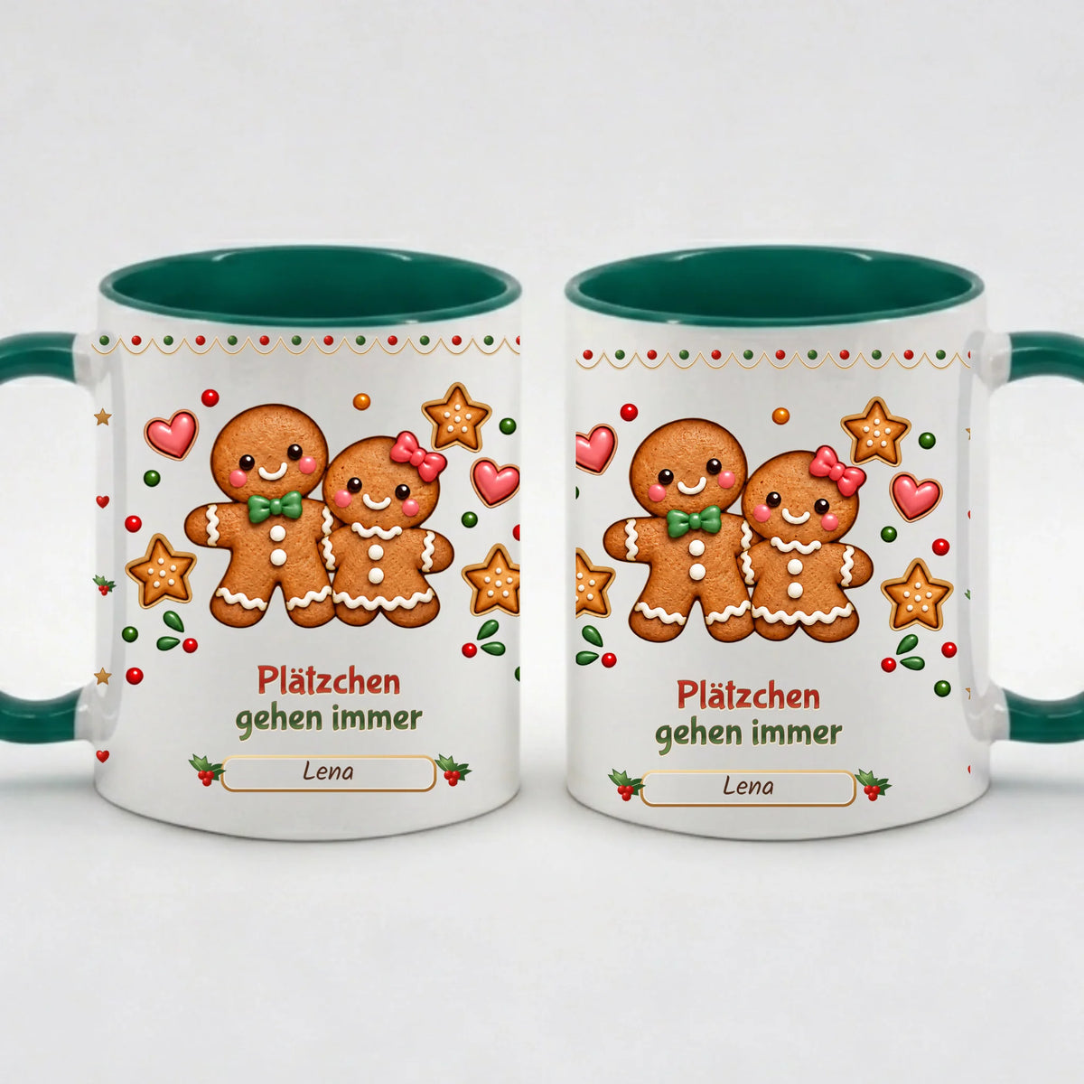 Tasse - Plätzchen gehen immer - personalisierbar