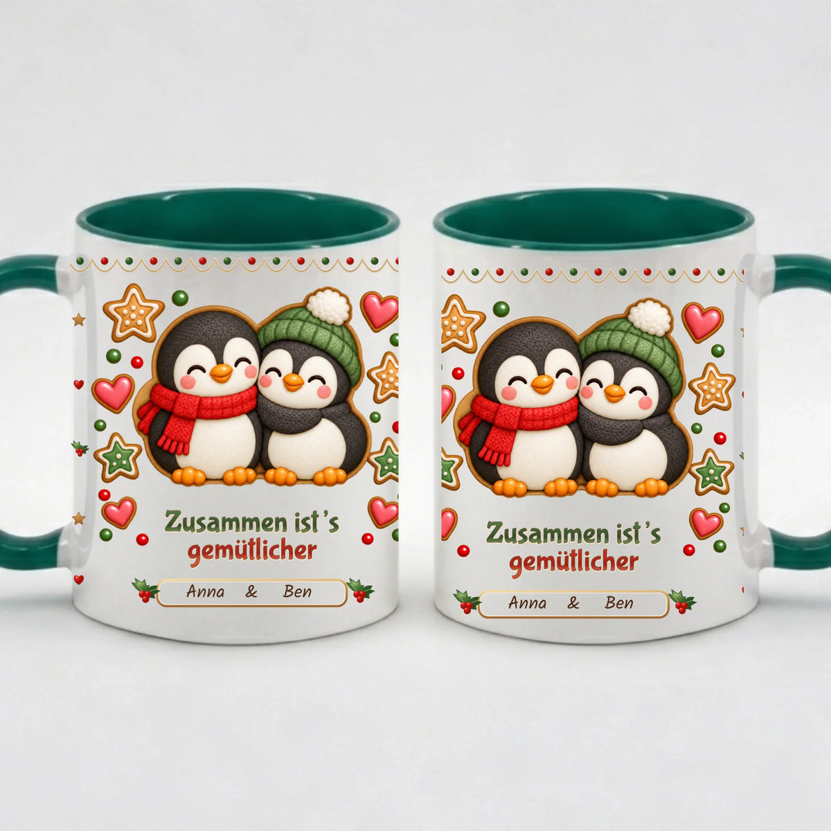 Tasse - Zusammen ist’s gemütlicher - personalisierbar